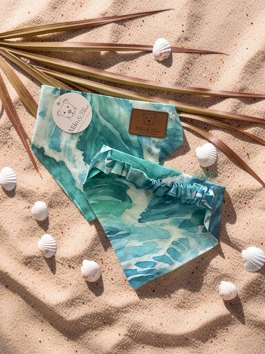 Pacific Tide Scrunchie Bandana